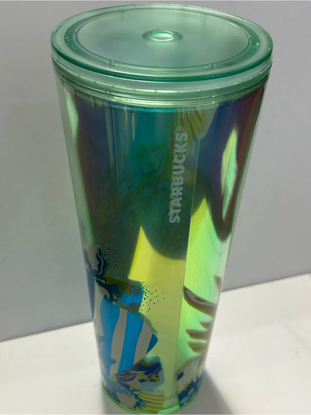Starbucks Tumbler Summer 2024 Canna Lily Iridescent Venti - No Straw